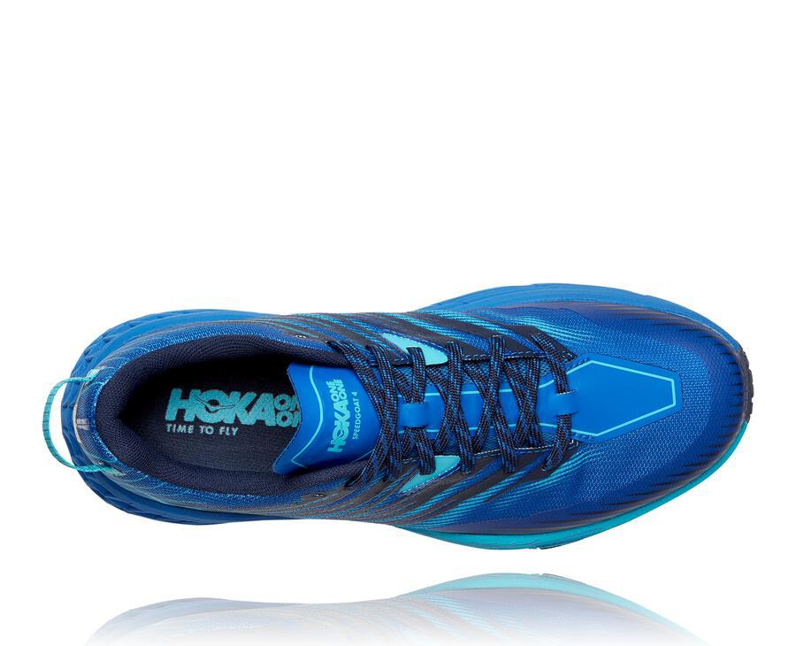 Hoka One One Spor Ayakkabı Erkek Mavi - Speedgoat 4 - AL8105326